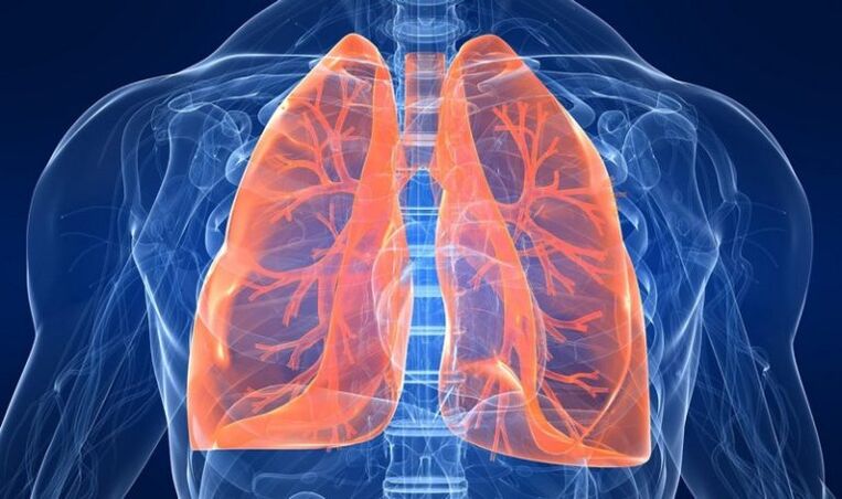 patoloxía pulmonar como a causa da dor baixo o omóplato esquerdo